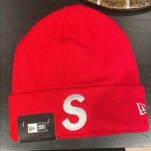New Era Red Supreme Beanie